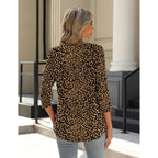 Zeagoo 3/4 Length Sleeve Womens Tops Crew Neck Loose Fit Shirts Pleated Cute Clothes Dressy Casual 2026 Summer Tunics