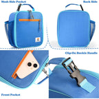 Lunch Box Kids,Premium Insulated Lunchbox For Girls Boys,Soft Mini Cooler Bag Back To School Thermal Reusable Lunch Bag For Work School Picnic (Blue)