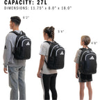 Adidas Kids Affiliate Backpack – School Bag For Girls And Boys, 27L