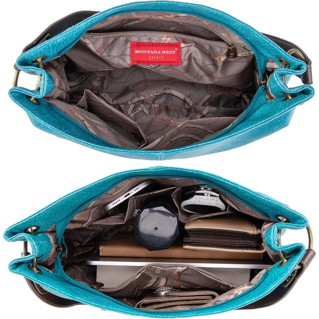 Montana West Hobo Bag For Ladies Shoulder Handbags With Back Pocket | Purses