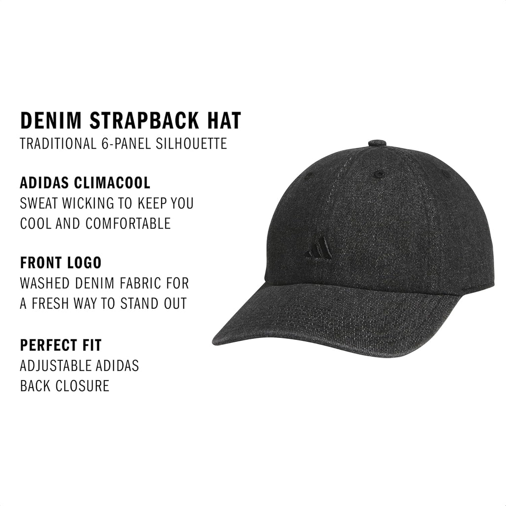 Adidas Women'S Saturday Hat – Relaxed Fit Strapback Baseball Cap