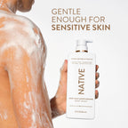 Native Cocoa Butter & Vanilla Scent 24-Hour Moisturizing Bodywash For Women & Men, Clean & Gentle, For Dry Or Sensitive Skin, Keeps Skin Healthy & Smooth, Free Of Sulfates, Cruelty-Free, 22 Oz