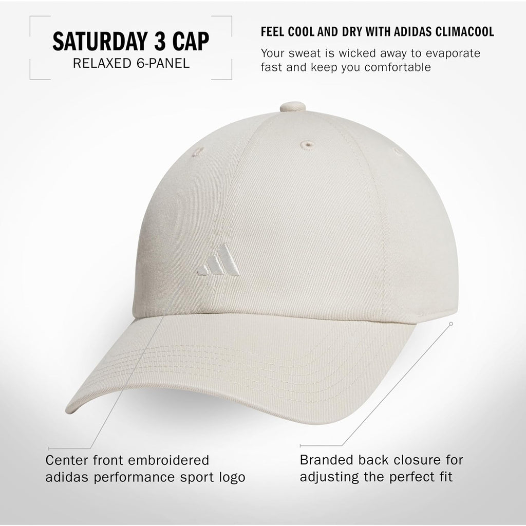 adidas Women's Sport Essentials Baseball Cap – Athletic Relaxed Strapback Hat