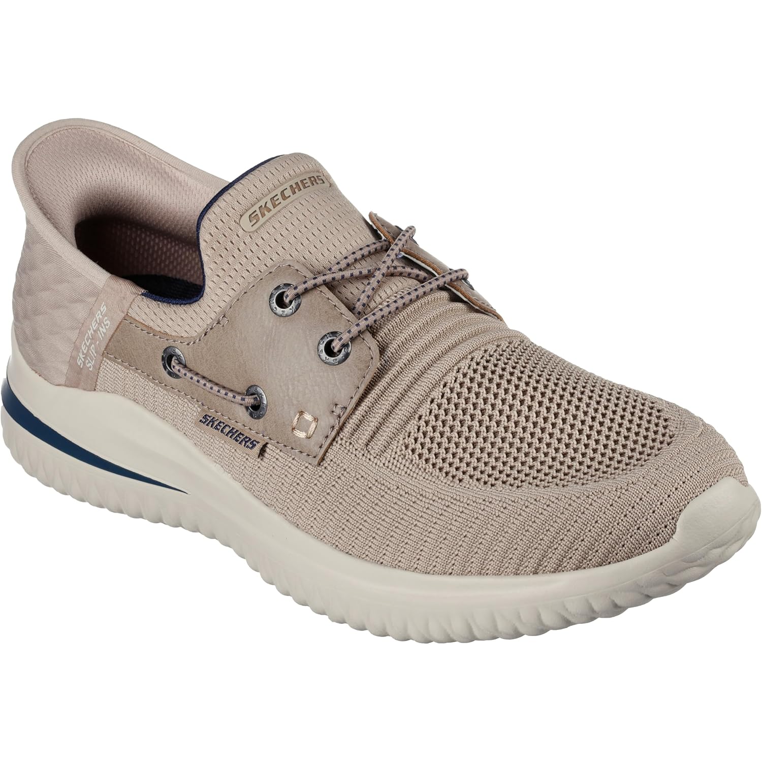 Skechers Men'S Streetwear Delson 3.0 - Roth Low Profile Bungee Lace Slip-Ins