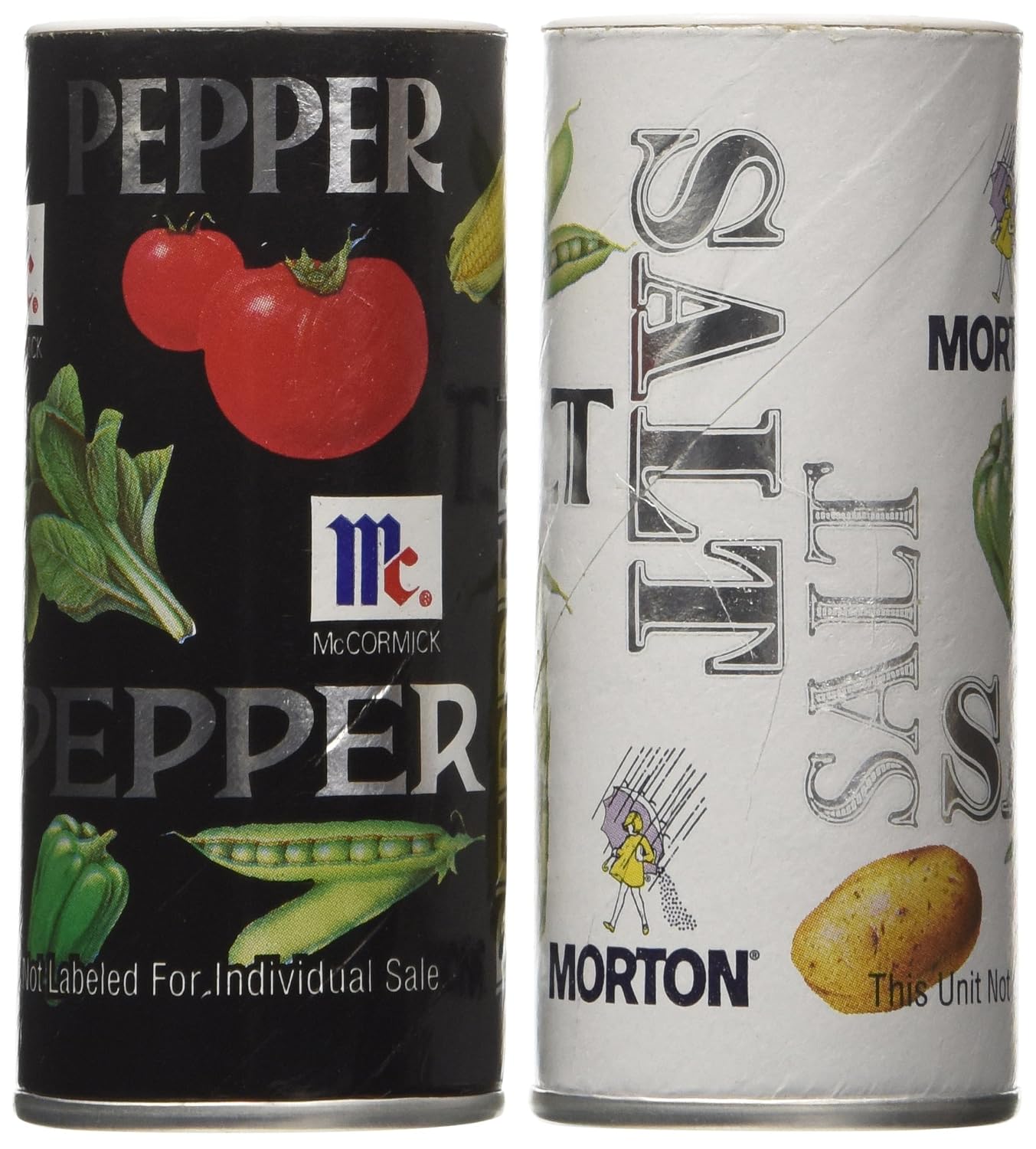 Morton'S Salt, Mccormick Pepper Pack, 5.25-Ounce Shakers