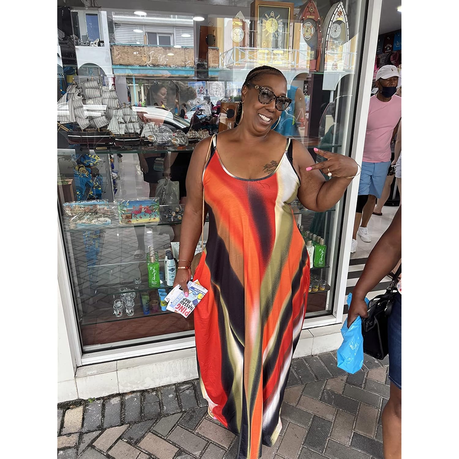 Besscops Summer Maxi Dresses For Women 2026 Plus Size Sundresses Casual Fashion Sleeveless Loose Long Sexy Dress With Pockets