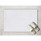 White Classic Luxury Bath Mat Floor Towel Set Of 6-20X30 Inch, Absorbent Cotton Hotel Spa Shower/Bathtub Mats