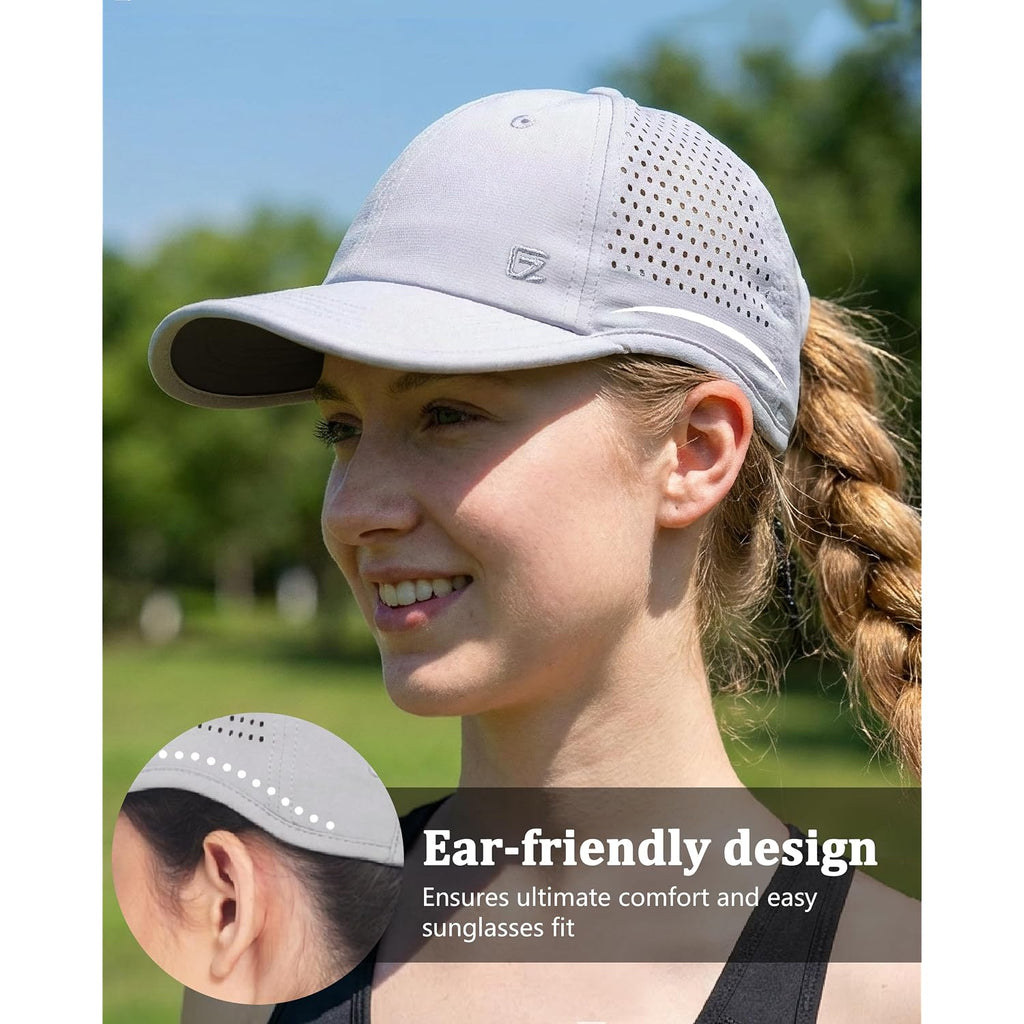 Gadiemkensd Ponytail Running Hat For Women With Large Hole – Foldable Breathable Performance Baseball Cap For Outdoor Sports