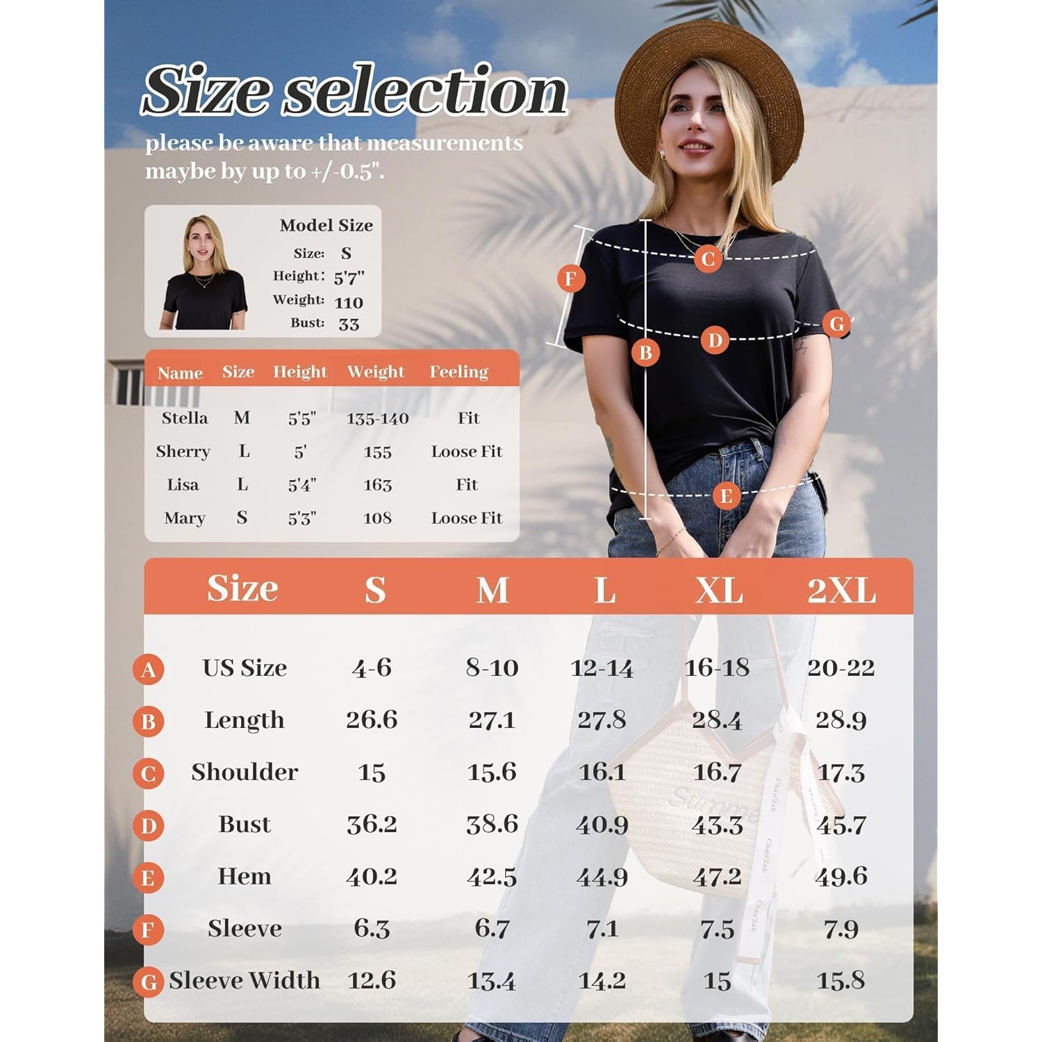 3 Pack Womens T-Shirts - Short Sleeve Spring Summer Tops Crew Neck Trendy Casual Work Soft Basic Tees for Ladies 2026