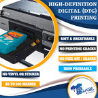 Personalized Image/Text For Your Company/Wedding/Greetings With Digital Printing | Unisex Adult | Custom T-Shirt