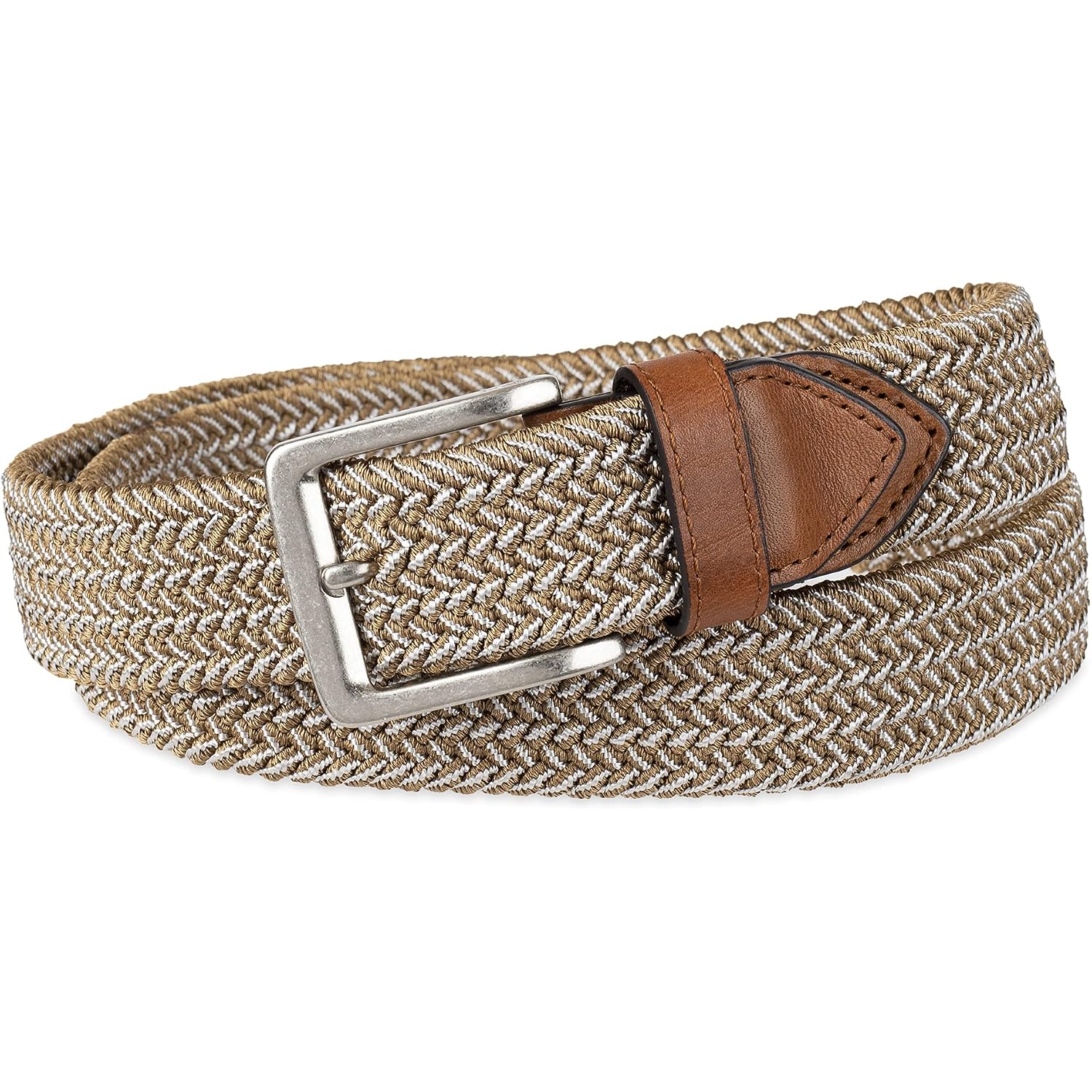 Tommy Bahama Men'S Two Tone Stretch Web Belt