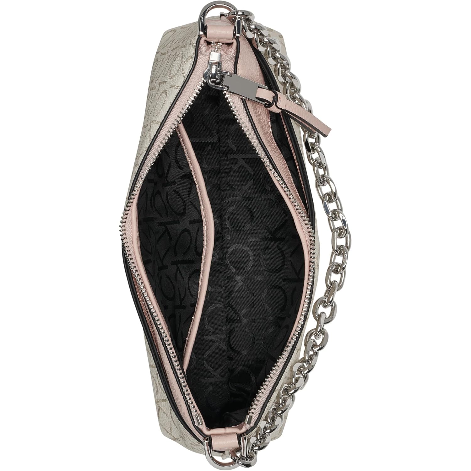 Calvin Klein Women's Zoe Top Zip Chain Crossbody