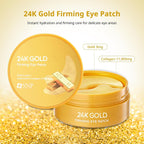 Snp 11,900Mg Collagen + 24K Gold Firming Eye Patch | Wrinkles Firming Under Eye Patch | Tightening & Hydrating For All Skin | Under Eye Patches For Dark Circles | Korean Skincare Eye Mask | 60 Patches