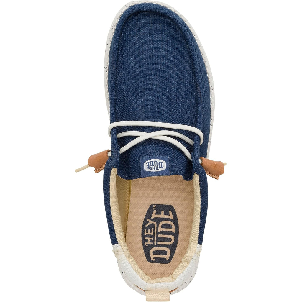 Heydude Men'S Wally Craft Linen Slip-On Loafers | Lightweight Comfortable Shoes | Travel Ready Casual Walking Sneakers