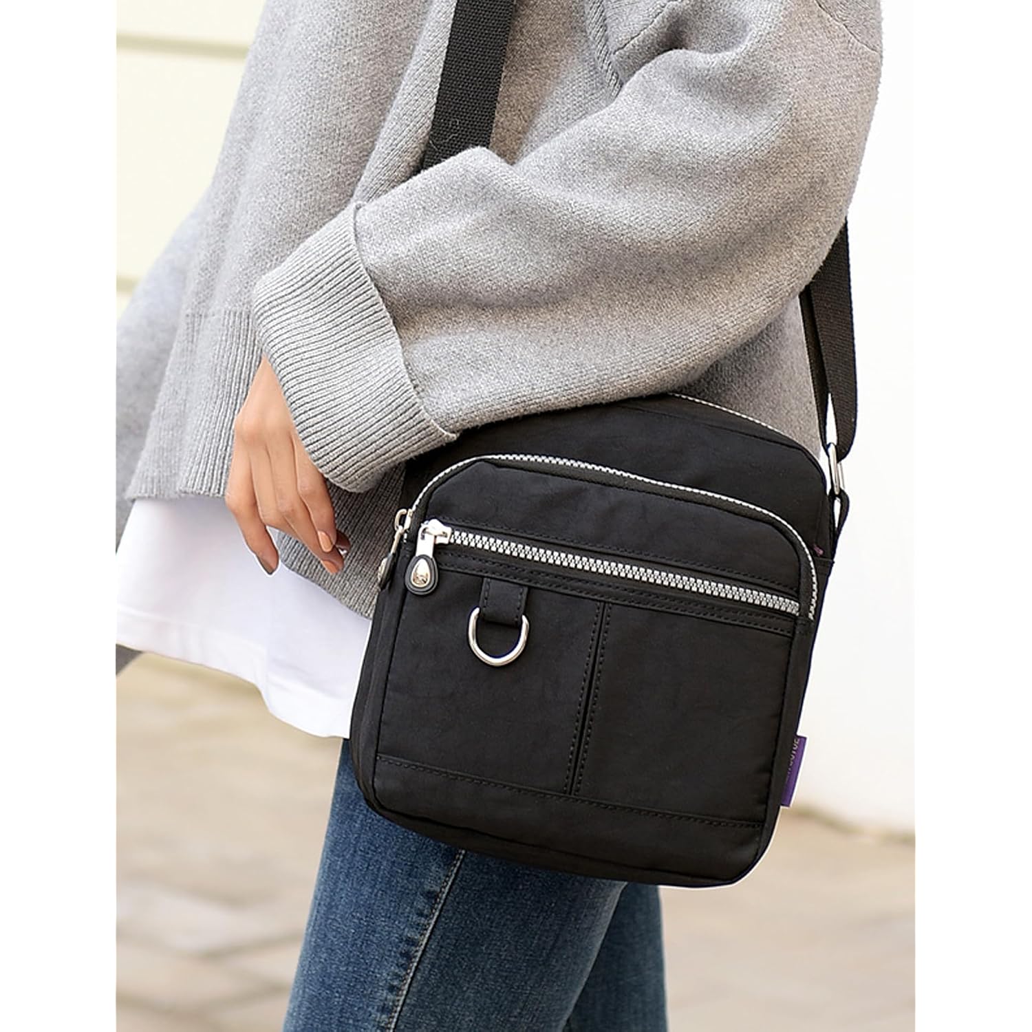 Casual Nylon Purse Handbag Crossbody Bag Waterproof Shoulder Bag For Women