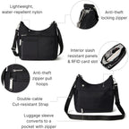 Baggallini Women's Securtex Anti-theft Free Time Crossbody Bag | Securtex, Anti-Theft