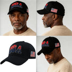 Patriotic Baseball Cap For Women American Usa Flag Trucker Hat Adjustable Strap Dad Hats For Men Medium