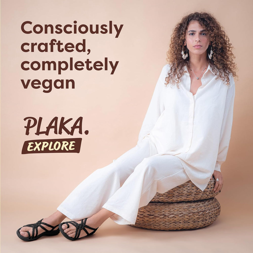 Plaka Explore Walking And Hiking Sandals For Women | Comfortable Summer Sandal With Arch Support | Waterproof Comfy Sandals For Travel, Beach Or Poolside