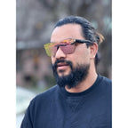 Feisedy Womens Men Sunglasses Trendy Mirrored Reflective Sun Glasses B4114