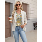 Lomon Women Silk Satin Tops Cap Short Sleeve Blouse V Neck Shirts Business Casual Outfits