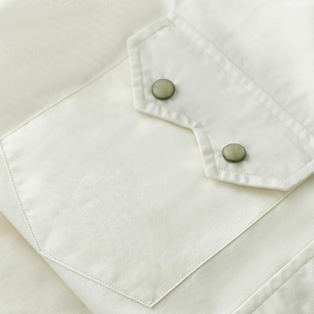 Dubinik® Pearl Snap Western Shirts For Men Short Sleeve Cowboy Men'S Casual Shirt With 2 Sawtooth Pocket Vintage