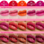 Etude Dear Darling Water Tint 3 Set (Strawberry Ade, Cherry Ade, Red Grapefruit Ade, 9G*3) | Vivid Color Lip Stain With Moisturizing Weightless & Non-Sticky Finish | Korean Makeup, Perfect For Gift