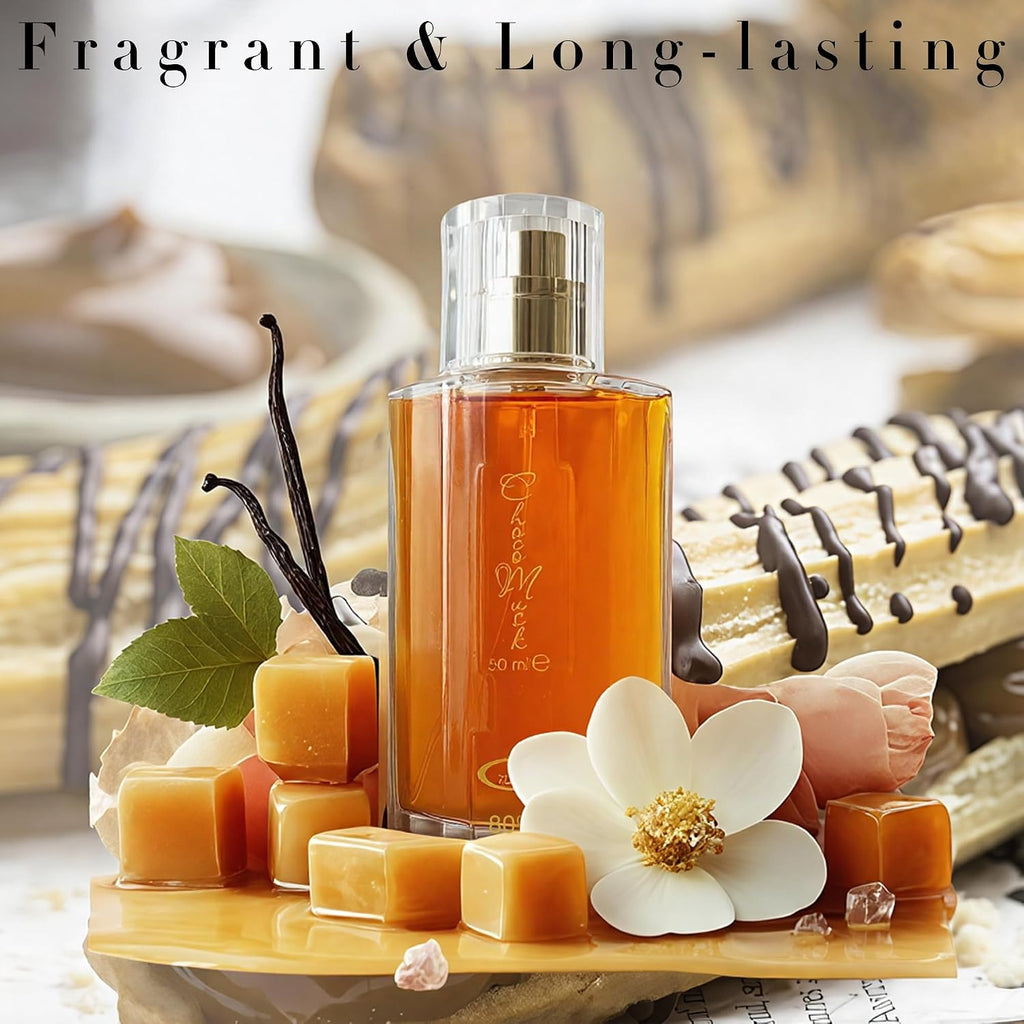 Choco Musk Men’S Cologne-Rich Chocolate & Musk Eau De Toilette,Long-Lasting Scent Perfume For Men Elegant Bottle 1.65 Fl Oz Fragrance For Refined Occasions