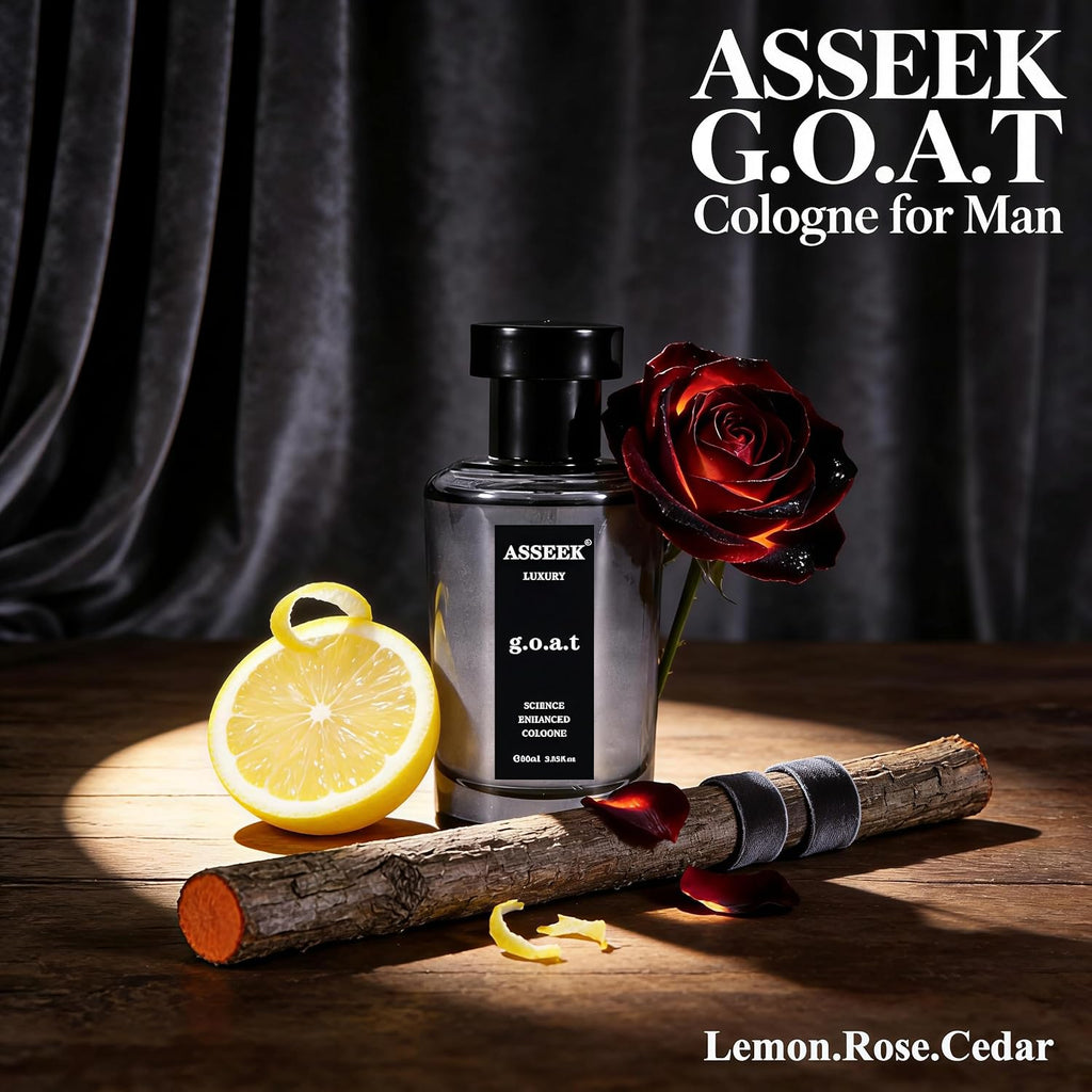 Luxury G.O.A.T Perfume For Men, 80Ml (2.82 Fl Oz) Mens Cologne, Upgraded Long-Lasting Woody Citrus Fragrance With Fresh Masculine Notes, Ideal For Daily Wear & Date Night, Premium Gift For Him