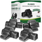 Large Rats Traps, Mouse Traps, Tunnel Snap Trap, 4 Count