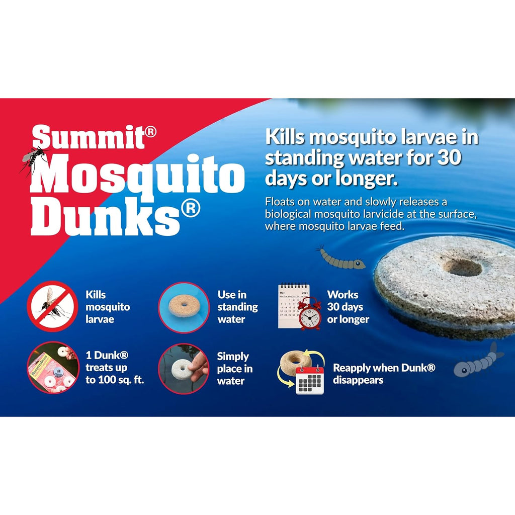 Summit...Responsible Solutions Mosquito Dunk Chunks Kills Mosquito Larvae In All Types Of Standing Water