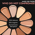 BaeBlu Organic Aloe-Based LUX Liquid Foundation, Natural Vegan Gluten-Free Made in USA, Vanilla