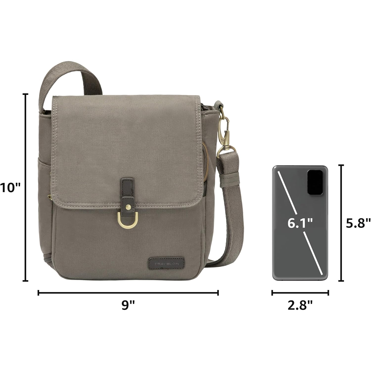 Travelon Anti-Theft Courier Tour Bag