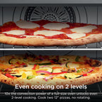 Ninja Air Fryer & Toaster Oven Combo | 10-In-1 Prestige Smart Xl Countertop Oven | Bake Up To 20 Cookies, Fit Up To A 12Lb Turkey | Pizza, Toast, Bake, Dehydrate | 1800 Watt | Stainless Steel | Dt501
