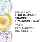 L'Oreal Paris Revitalift Triple Power Anti-Aging Eye Cream, Pro Retinol, Hyaluronic Acid & Vitamin C, Reduce Wrinkles & Puffiness 0.5 Fl. Oz.