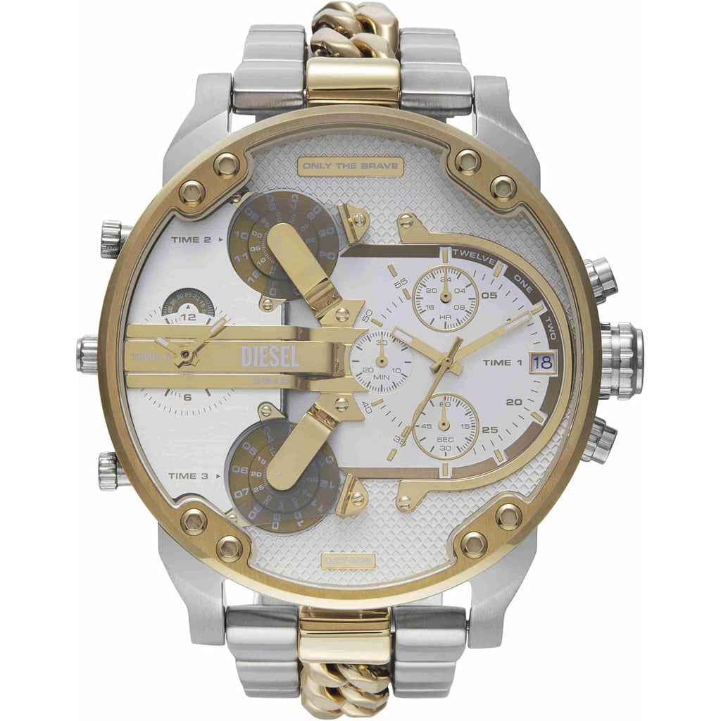 Diesel Mr. Daddy 2.0 Men'S Watch, Stainless Steel Chronograph Sports Watch For Men