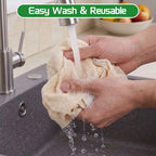 10 Pcs Cheese Cloths, 20X20 Inch Grade 100 Hemmed Cheesecloth For Cooking, Reusable Unbleached Cotton Strainer For Juicing, Baking, Cheese And Yogurt Making