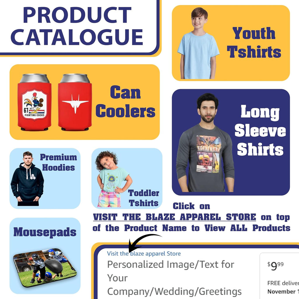 Personalized Image/Text For Your Company/Wedding/Greetings With Digital Printing | Unisex Adult | Custom T-Shirt