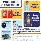 Personalized Image/Text For Your Company/Wedding/Greetings With Digital Printing | Unisex Adult | Custom T-Shirt