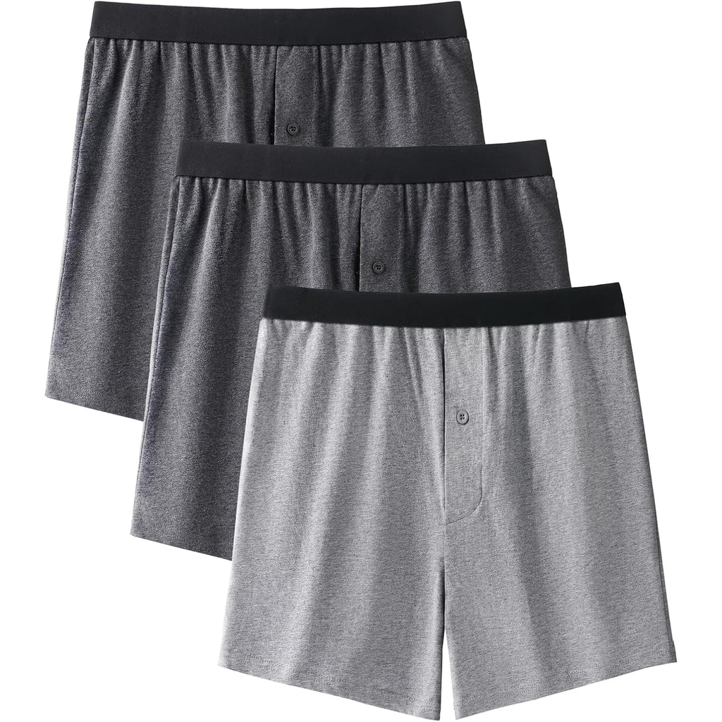 Mens Boxers Shorts Breathable Cotton Underwear Boxers For Men Pack