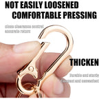 Wikavanli Metal Keychains Keyring Key Chain Ring Clip Holder Organizer for Home Car Keys Key Finder Women Men