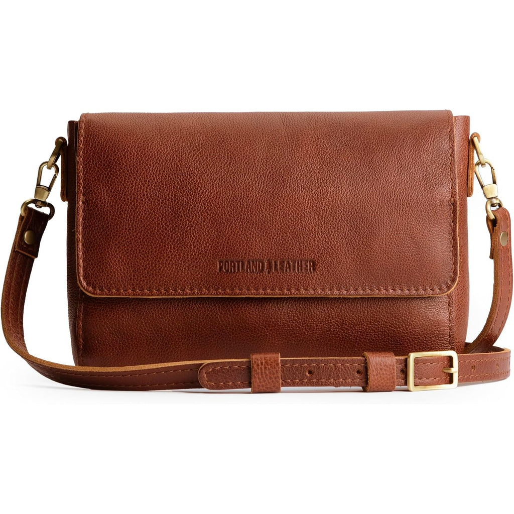 Portland Leather Goods Metro Crossbody Bag For Women – Handmade From The Finest Full-Grain Hides