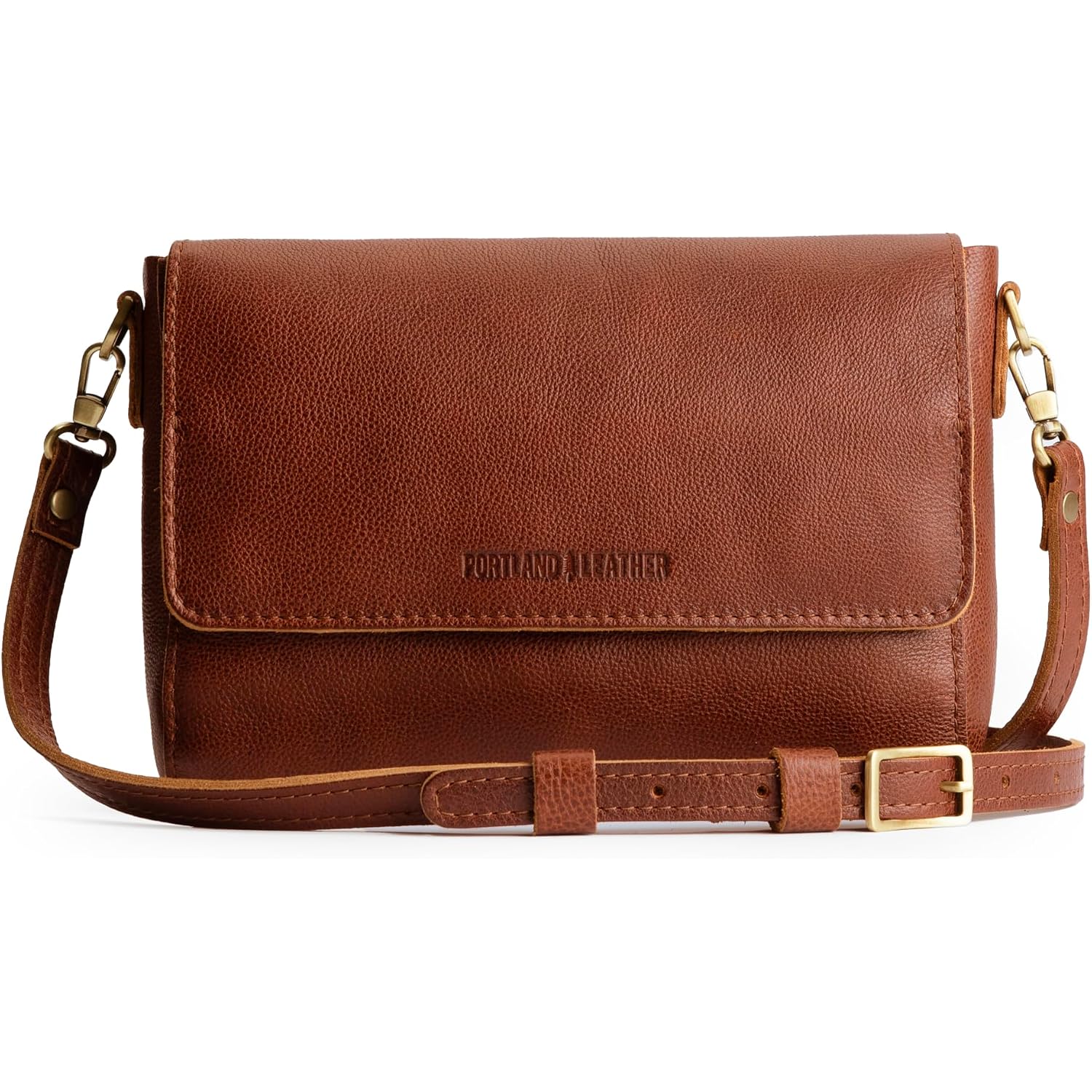 Portland Leather Goods Metro Crossbody Bag For Women – Handmade From The Finest Full-Grain Hides