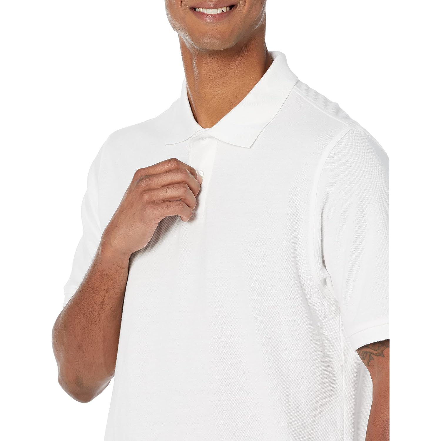 Amazon Essentials Men'S Regular-Fit Short Sleeve Cotton Pique Polo Shirt (Available In Big & Tall)