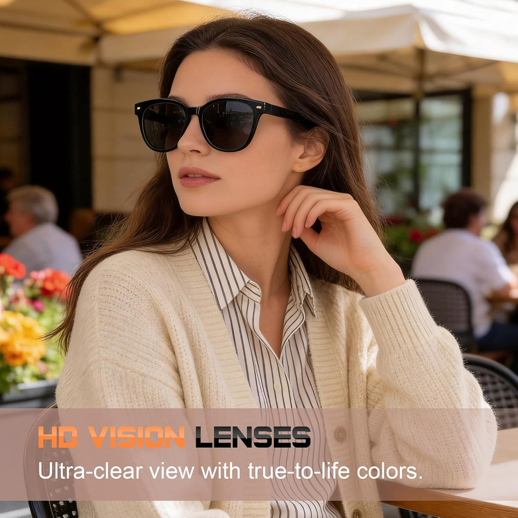 Sunglasses Womens Polarized Sunglasses for Women Men - Mirrored Trendy Shades with UV Protection Sun Glasses A1. Pink Frame/Pink Polarized Lens
