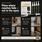 German Roach Killer Indoor Infestation For Home | 97~99% Lab-Tested Mortality In 14 Days - 0.05% Fipronil | 90-Day Whole-Home Protocol, 4 Syringes