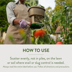 Garden Safe Brand Slug & Snail Bait Granules, 2 Pounds, Slugs & Snails Begin To Die Within 3 To 6 Days, Can Be Used Around Pets & Wildlife, For Lawns, Gardens & Greenhouses, 1 Pack