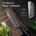 Knife Set, 15-Piece Kitchen Knife Set With Built-In Sharpener Block, German High-Carbon Stainless Steel, Dishwasher Safe, For Home Cooks And Everyday Meal Prep