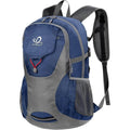 Waterfly Lightweight Packable Hiking Backpack, 30L Day Pack Blue | Water Resistant Foldable Travel Daypack With Multiple Pockets, Wet Pocket, Ultralight Day Pack For Woman Man, Everyday Carry