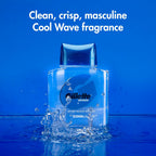 Gillette Series Cool Wave After Shave, Aftershave for Men, After Shave Cologne Men, 3.3 fl oz, 100 ml, After Shave Lotion for Men, Post Shave Balm Men, Aftershave, Mens Aftershave, Aftershave Balm