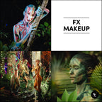 Narrative Cosmetics Fx 12-Color Palette - Water-Activated Face & Body Paint For Sfx, Theater, Cosplay - High-Pigment, Blendable Sfx Makeup, Easy-To-Use For Film & Tv